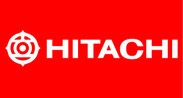 Logo de Hitachi, marca de maquinaria pesada con repuestos en Dosmopar